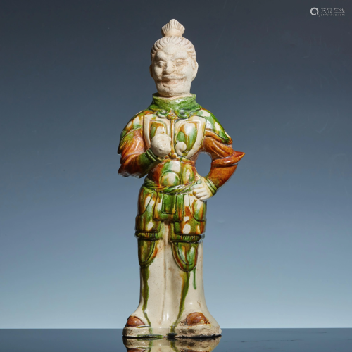 A celadon Buddha in the Northern Qi Dynasty