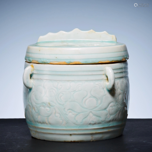Yue Kiln lid jar in Song Dynasty Lot29-75 from the same