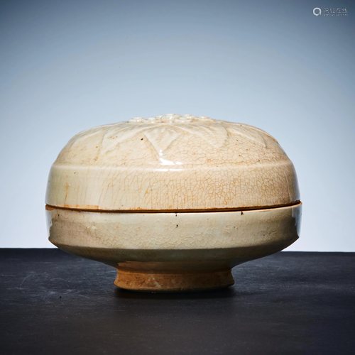 Song Dynasty Ge glaze lid jar