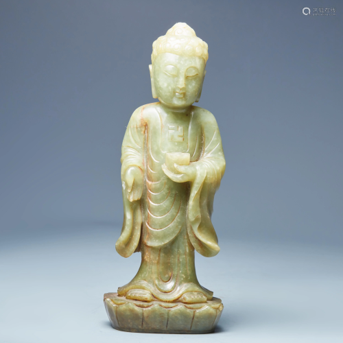 Hetian jade Buddha