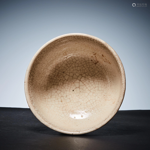 Ge glazed bowl in Song Dynasty