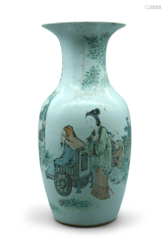 A Qianjiangcai vase, signed