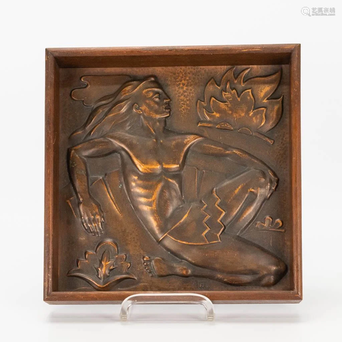 Maredsous - Metiers D'art Art Deco Wall Plaque