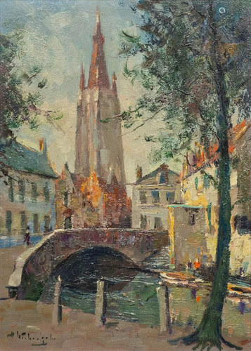 Charles VERBRUGGHE (1863-1920) 'Church of Our Lady'