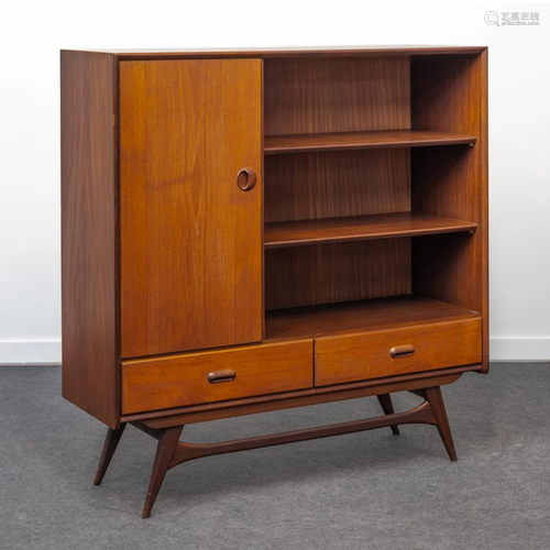 Louis VAN TEEFFELEN (1921-1972) A bar cabinet made of