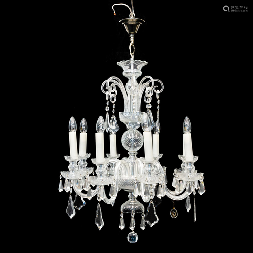 A Chandelier made of Boheme crystal, made in Czech