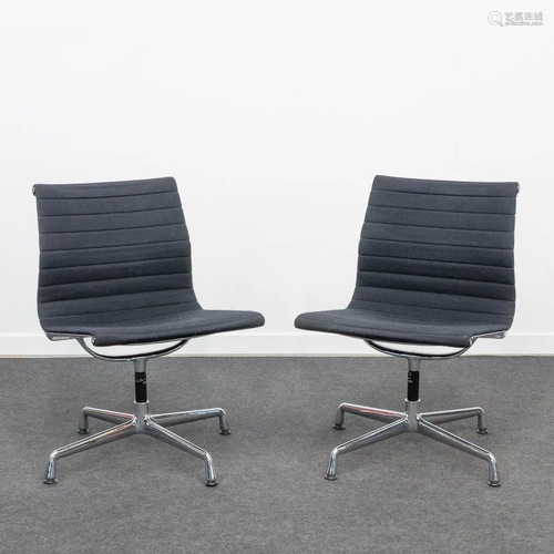 Charles and Ray EAMES (XX-XXI) for Vitra, a pair of