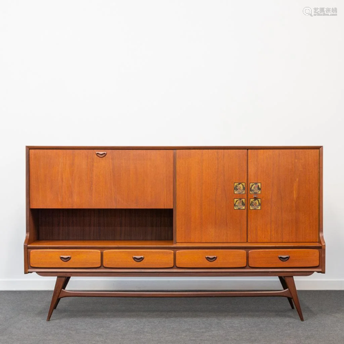 Louis VAN TEEFFELEN (1921-1972) A sideboard or credenza