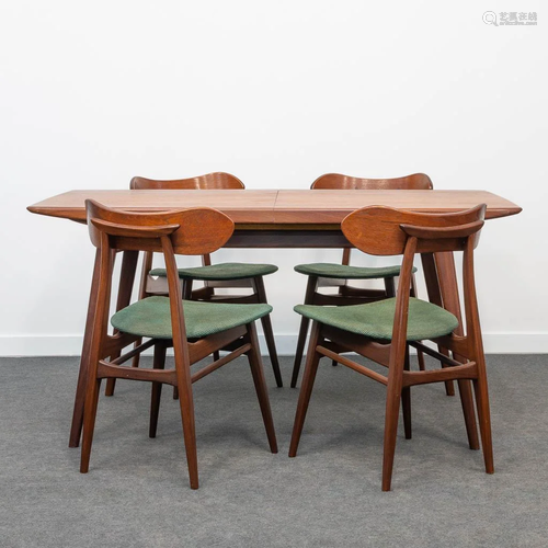 Louis VAN TEEFFELEN (1921-1972) A mid-century teak