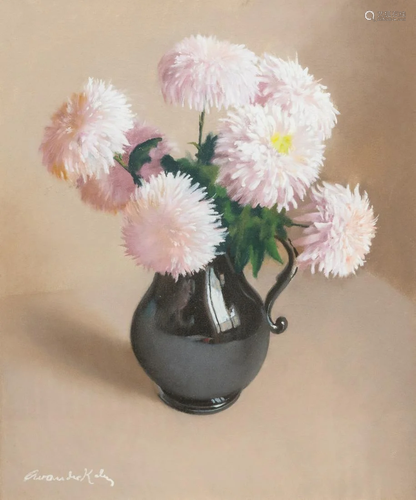 Auguste VAN DER KELEN (1915-1991) a flower painting,