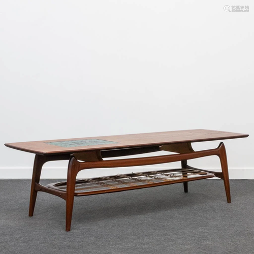 Louis VAN TEEFFELEN (1921-1972) a teak coffee table