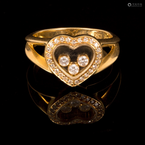 Chopard - Gold Ring Set w/ Diamond