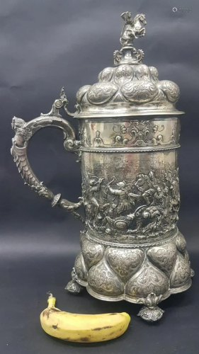 important silver Tankard/ Derby horse race prize-