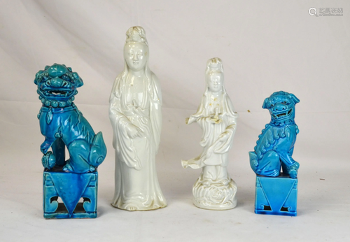 Four Pcs Chinese Porcelains