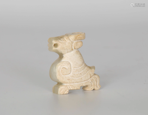 Chinese Archaic Jade Figure of Animal