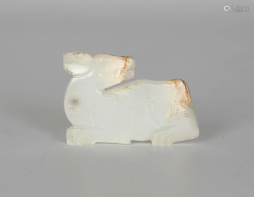 Chinese Archaic Jade Plaque Figure of Horse