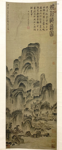 Chinese Old Painting Scroll