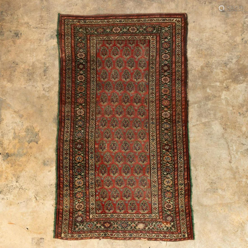 ANTIQUE HAMADAN CARPET, 7'1