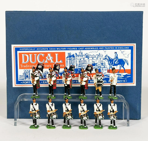 DUCAL, 12PC KING EDWARD'S OWN GURKHA MARCHING BAND