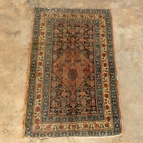 ANTIQUE SENNEH CARPET, 3'3