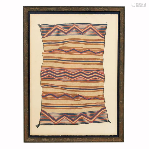 JACK SILVERMAN, NATIVE AMERICAN BLANKET LITHOGRAPH