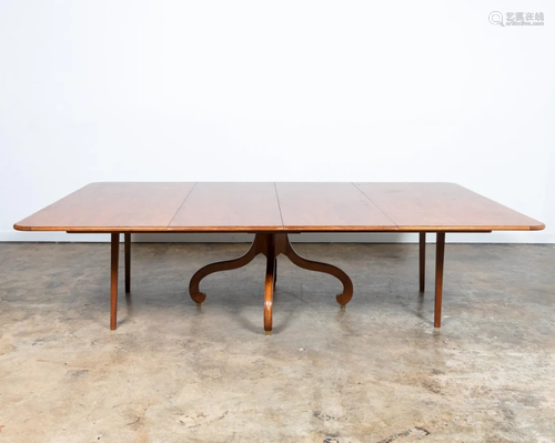 DESSIN FOURNIR MAHOGANY DINING TABLE WITH 2 …