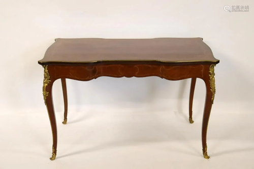 Maison Krieger Stamped Bronze Mounted Desk