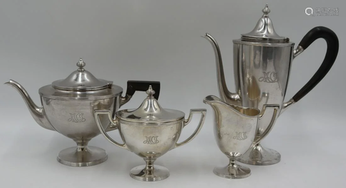 STERLING. 4 Pc. Tiffany & Co. Sterling Tea Service