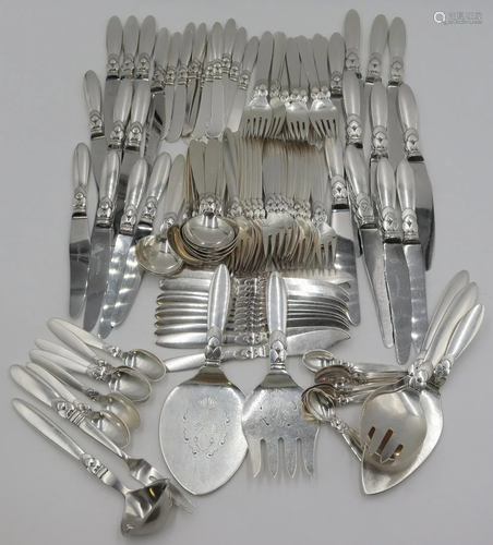 STERLING. Georg Jensen Cactus Sterling Flatware