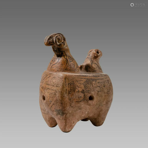 Indus Valley Terracotta Ram Vessel c.1000-2000 BC.