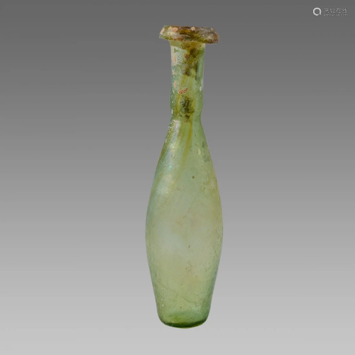 Ancient Roman Glass Bottle c.2nd century AD.