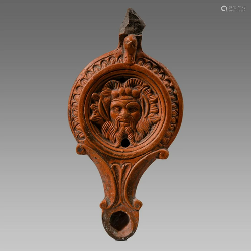 Ancient Roman Terracotta Oil Lamp c.2nd-4th century AD.