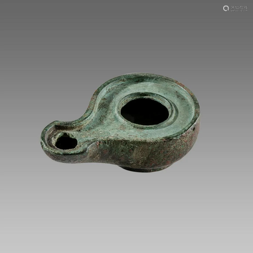 Ancient Roman Bronze Oil Lamp c.1st-4th century AD.