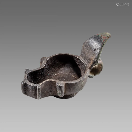 Ancient Roman Bronze Oil Lamp c.1st-4th century AD.