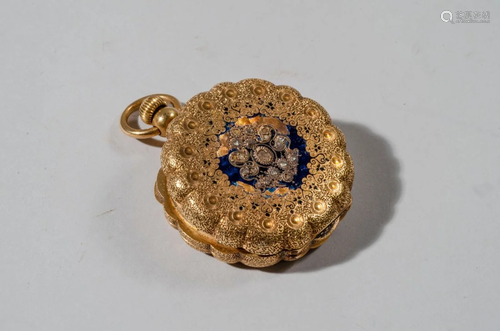 European Gold Pocket Watch marked 18k.