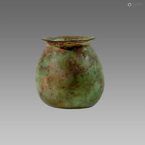 Ancient Roman Glass Jar c.1st century AD.