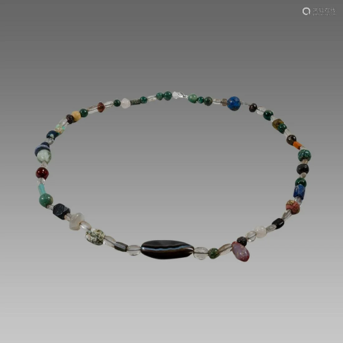 Ancient Roman Stone Bead Necklace Ca.1st-2nd century
