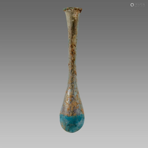 Ancient Roman Glass Bottle c.2nd century AD.