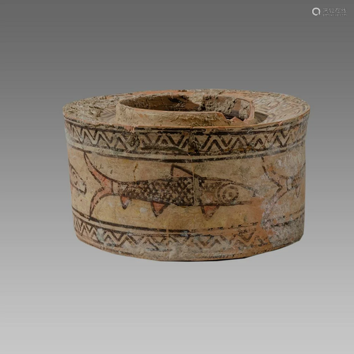 Indus Valley Terracotta Pyxis bowl c.1000-2000 BC.