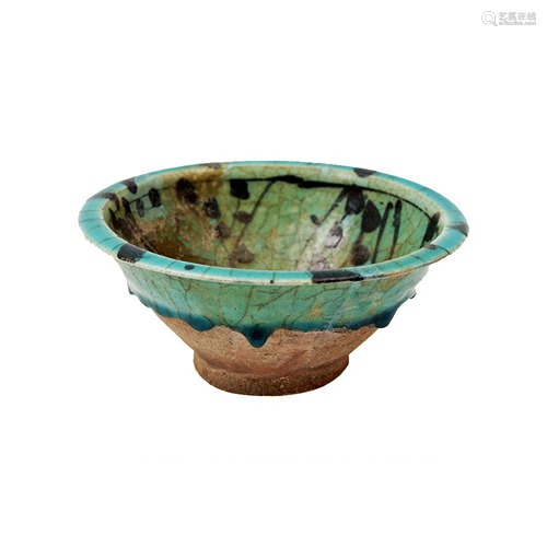 Ancient Islamic Persian Ceramic Bowl c.13th century AD.