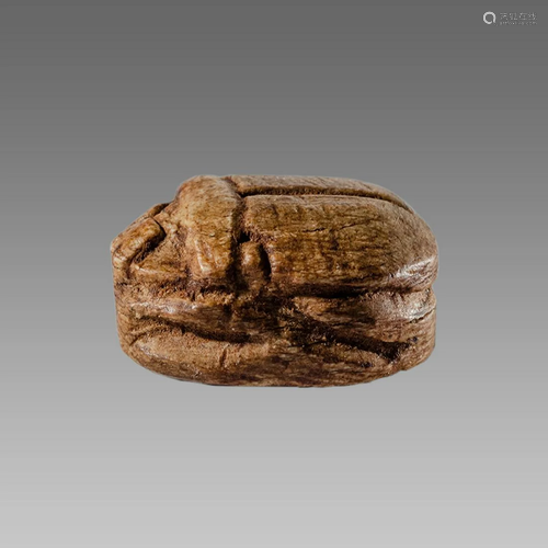 Ancient Egyptian Steatite stone Scarab c.1500-1100 BCE.