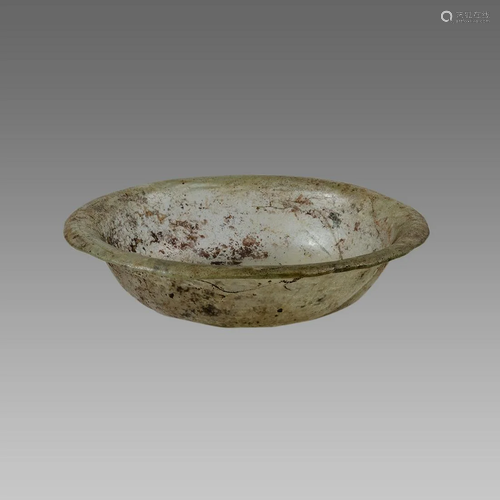 Ancient Roman Glass Bowl c.1st century AD.