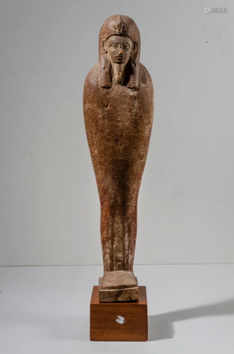 Ancient Egyptian Large Wood Figure Ptah Soker Osiris