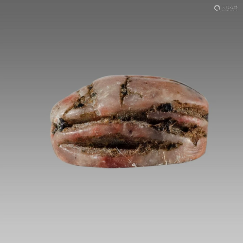 Ancient Egyptian Steatite stone Scarab c.1500-1100 BCE.