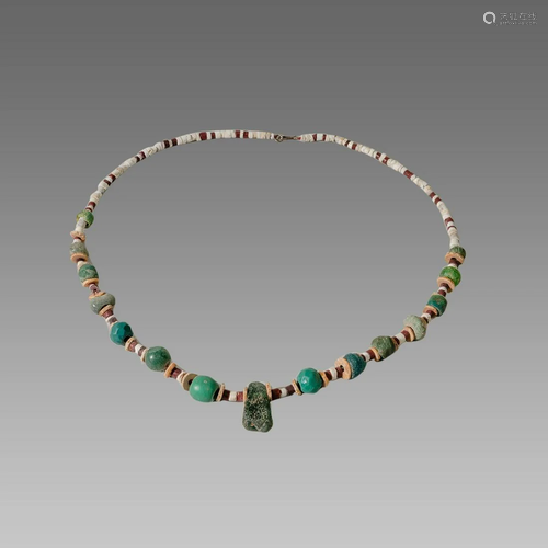 Ancient Near Eastern Mixed Stone Beads Necklace c.600