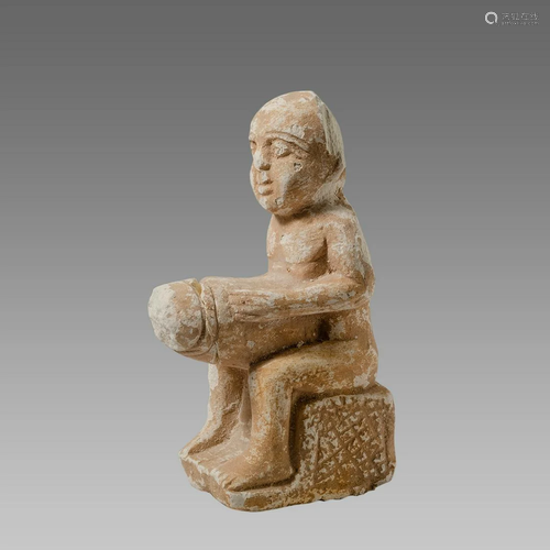 Ancient Egyptian Limestone Erotic figure c.525-30 BC.