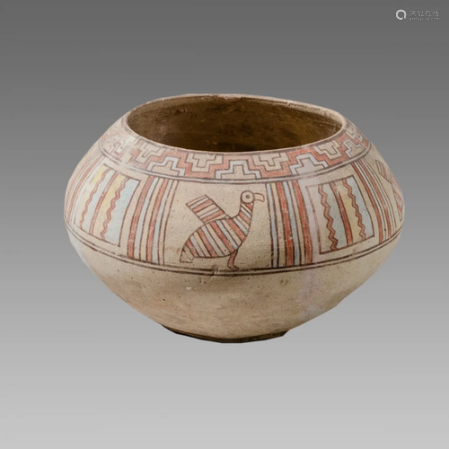 Indus Valley Terracotta Jar with Birds c.1000-2000 BC.