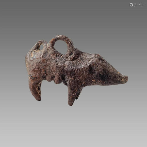 Ancient Roman Bronze Boar c.1st-2nd century AD.