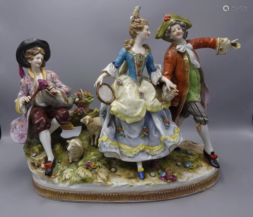 EARLY GERMAN DRESDEN MEISSEN PORCELAIN FIGURE