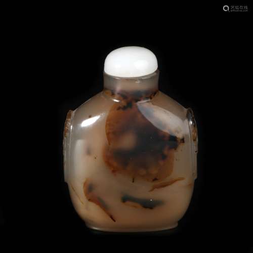 chinese agate snuff bottle